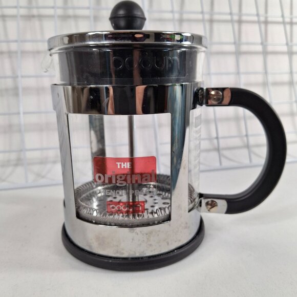 Bodum The Original French Press, Stainless Steel,600 ml, 20 oz, Chubby Style New - Picture 3 of 10